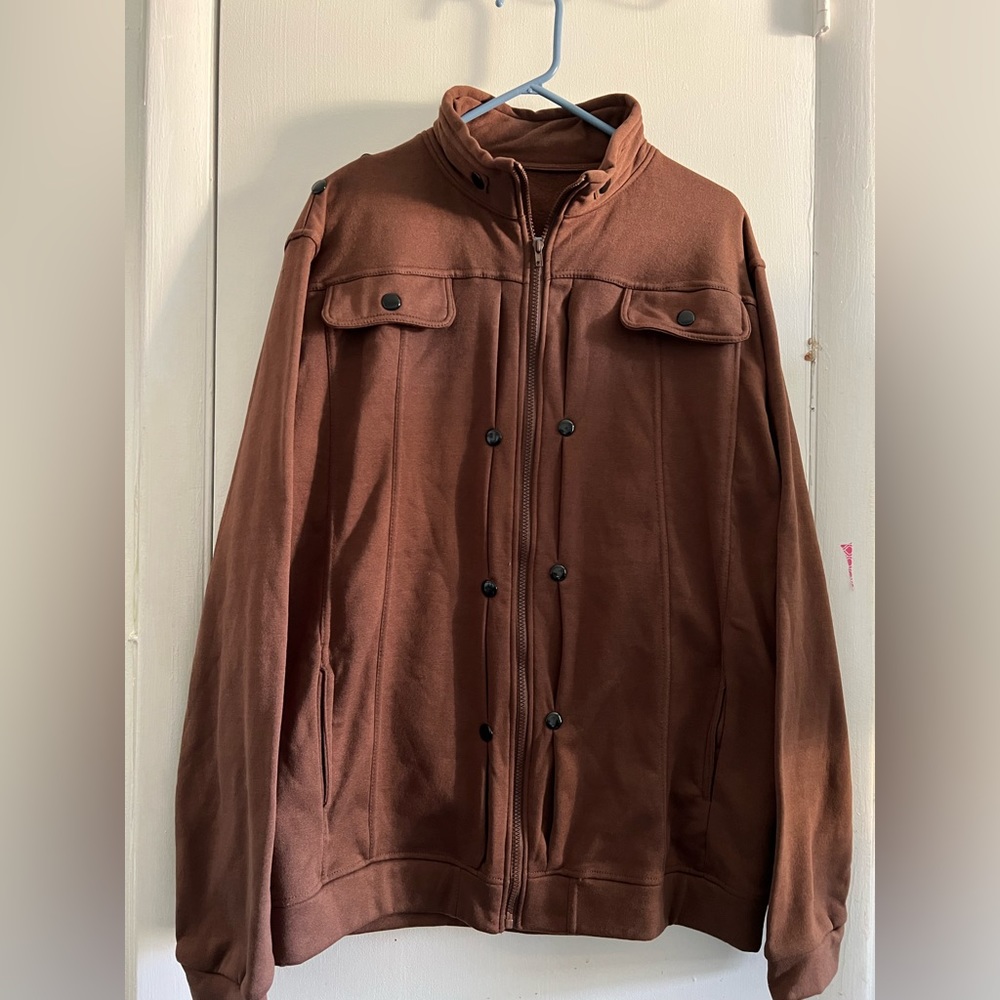 Men’s brown lightweight sweater/jacket